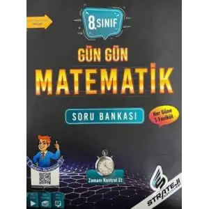 Strateji 8. Sınıf Gün Gün Matematik Soru Bankası