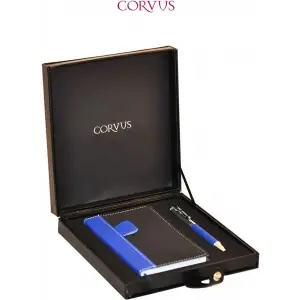 CORVUS 2li Set / Defter , Tükenmez Kalem / Turkuaz