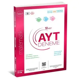 ÜÇDÖRTBEŞ AYT Matematik 10 lu Deneme Sınavı