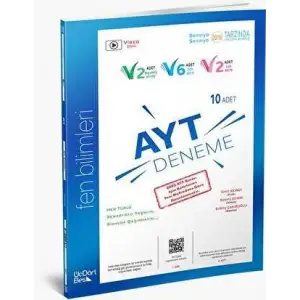 ÜÇDÖRTBEŞ AYT Fen Bilimleri 10 Deneme