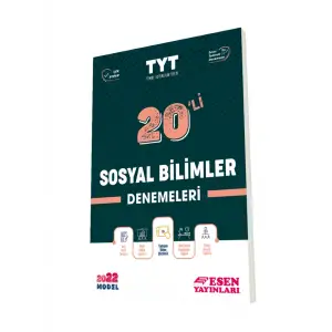 ESEN TYT 20Lİ SOSYAL BİLİMLER DENEMELERİ