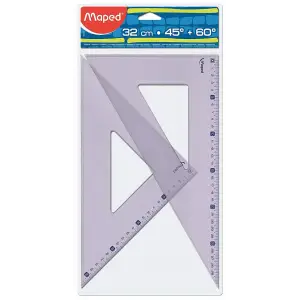 MAPED 32CM TEKNİK Gönye Çiftli Paket 45?  + 60?