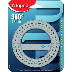MAPED 12CM Alüminyum Açı Ölçer 360?