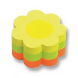 Faber-Castell Yapışkan Notluk 50x50mm, Mini Çiçek