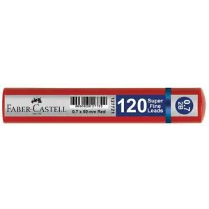 Faber-Castell Grip Min 0.7 2B uç 60mm, 120li Kırmızı Tüp