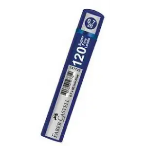 Faber-Castell Grip Min 0.7 2B uç 60mm, 120li Mavi Tüp