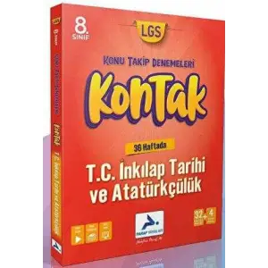 PARAF 8. SINIF İNKILAP TAR 36 LI KONTAK DENEME (KONU TAKİP DENEMELERİ)