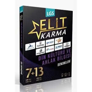 PARAF Elit Karma 8. Sınıf Din Kültürü ve Ahlak Bilgisi 20 Branş Denemesi