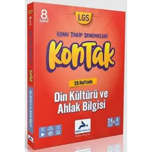 PARAF 8. SINIF DİN KÜLTÜRÜ 36 LI KONTAK DENEME (KONU TAKİP DENEMELERİ)