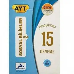 PRF AYT Sosyal Bilimler-2 Video Çözümlü 15 Deneme