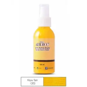 Artdeco Sprey Kumaş Boyası 100ml Koyu Sarı 1202