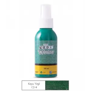 Artdeco Sprey Kumaş Boyası 100ml Koyu Yeşil 1214