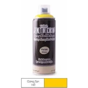 Artdeco Akrilik Sprey Boya 400ml Güneş Sarı 160