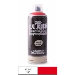 Artdeco Akrilik Sprey Boya 400ml Kırmızı 340