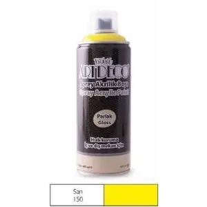 Artdeco Akrilik Sprey Boya 400ml Sarı 150