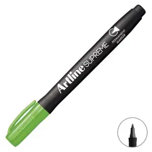 Artline Supreme Permanent Marker Yellow Green