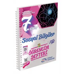 MURAT 7.Sınıf Sosyal Bilgiler Öğrencim Defteri 3254