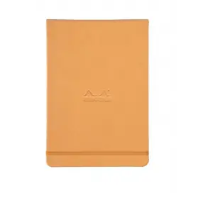 RHODIA 148*210 mm A-5 ÇİZGİSİZ RHODIA DEFTER, TURUNCU SERT KAPAK