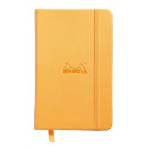 RHODIA 90*140 mm  ÇİZGİSİZ DEFTER, TURUNCU SERT KAPAK