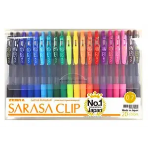 ZEBRA SARASA CLIP JEL KALEM 0.7 MM 20LI PVC 98521