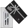 SHEAFFER 9312 300 SERİSİ DOLMA TÜKENMEZ SET SİYAH KROM DEFTER HEDİYELİ