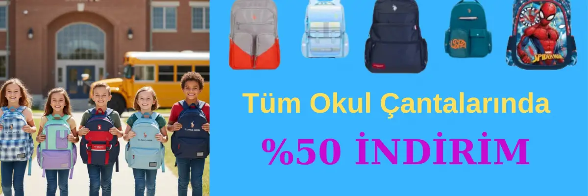 Çantalarda %50