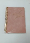 VJ DERİ ESNEK KAPAKLI SPİRALLİ TARİHSİZ AJANDA-PLANLAYICI A5 100 GR. IVORY 224 SYF. PUDRA