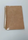VJ DERİ ESNEK KAPAKLI SPİRALLİ TARİHSİZ AJANDA-PLANLAYICI A5 100 GR. IVORY 224 SYF. TEN