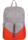 U.S POLO ASSN. SIRT ÇANTASI GRİ-KIRMIZI BALF PLCAN24101