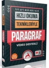 TYT AYT MSÜ DGS ALES Hızlı Okuma Teknikleriyle Paragraf