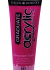 Graduate Akrilik 120ml Plastik Tüp Permanent Rose 537