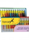Fanart Academy Akrilik Boya Seti 12x12ml