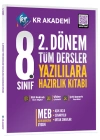 KR AKADEMİ 8. Sınıf 2. Dönem Tüm Dersler Yazılılara Hazırlık Kitabı