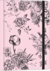 VJ DEFTER 16,5x22,5 LASTİKLİ SPR. 100 GR BLACK &PINK FLORALS 96 YP.NOKTALI 1722
