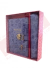VJ HELLO KİTTY HUSH HUSH KİLİTLİ DEFTER VE VEGAN DERİ KALEMLİK KUTULU SET 80 GR. 160 YP. ÇİZ.