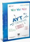ÜÇDÖRTBEŞ AYT Fen Bilimleri 10 Deneme