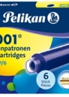 Pelikan 4001 Dolmakalem Kartuşu Küçük Royal Mavi (6lı Kutu)