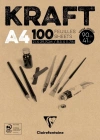CLRF KRAFT A4 90 GR. 100 YAPRAK KISA KENARI YAPIŞKANLI