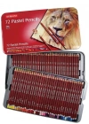 DERWENT PASTEL PENCIL 72Lİ TENEKE KUTU