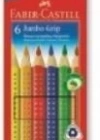 Faber-Castell Jumbo Grip Boya Kalemi, 6 Renk (stoklarla sınırlıdır)