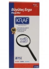 KRAF BÜYÜTEÇ ERGO 75MM 3x 314G
