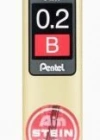 Pentel Hı-Polymer 0.2 mm  B  Ain STEIN 10 Pcs