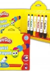 Play-Doh 6 Renk Twist Crayon Karton Kutu 10mm