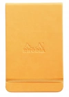 RHODIA 90*140 mm  ÇİZGİSİZ DEFTER, TURUNCU SERT KAPAK +