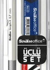 SCRİKSS Graph-X 3 Lü Set  Vers 0,7 mm Beyaz  + Silgi + Min