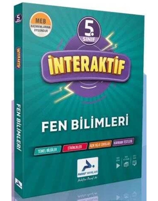 PARAF 5.SINIF İNTERAKTİF FEN BİLİMLERİ SORU BANKASI