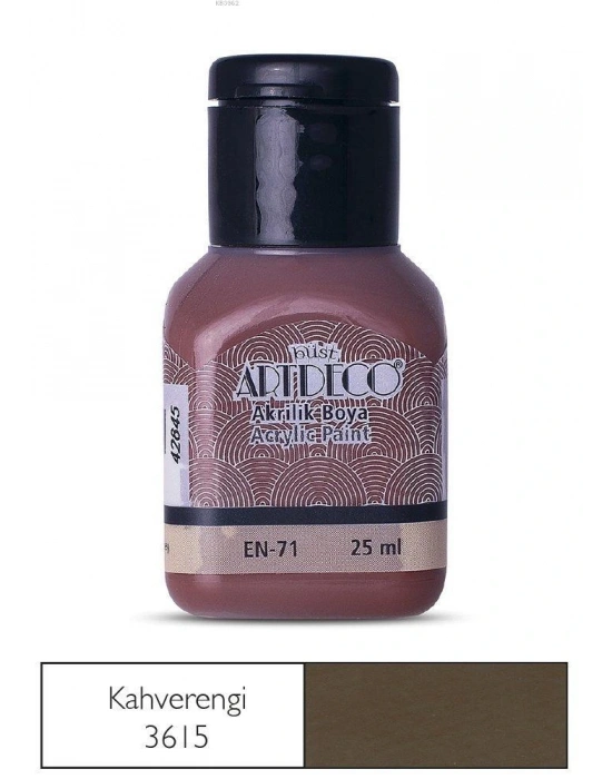 Artdeco Akrilik Boya 25ml Kahverengi 3615