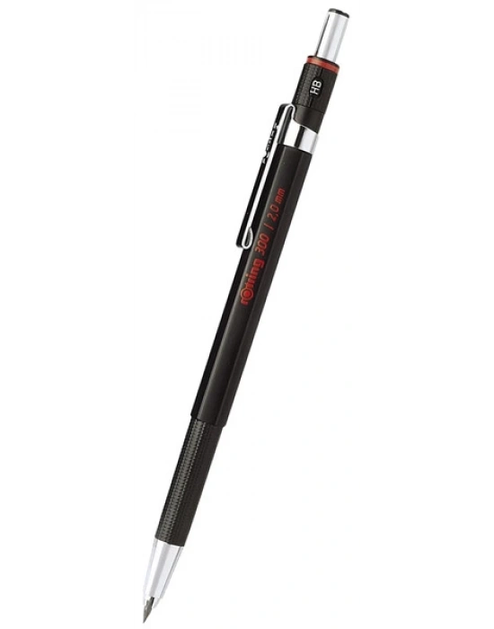 Rotring 300 Mekanik Kurşun Kalem, Siyah 2.0 mm