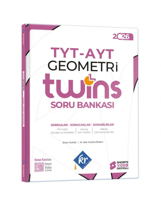 KR AKADEMİ TYT - AYT Twins Geometri Soru Bankası 2026