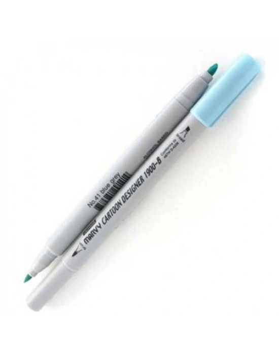 MARVY GRAFK MARKÖR BLUE GREY